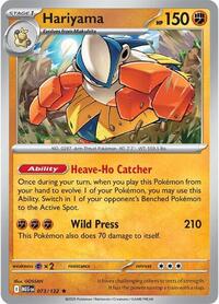 Hariyama 073/132 · Reverse Holo