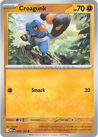 Croagunk 078/132 · Reverse Holo