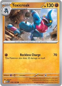 Toxicroak 079/132 · Reverse Holo