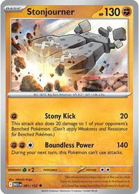 Stonjourner 081/132 · Reverse Holo