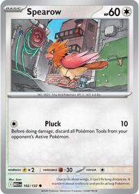 Spearow 102/132 · Reverse Holo
