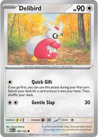 Delibird 105/132 · Reverse Holo