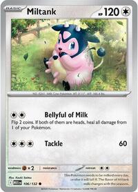 Miltank 106/132 · Reverse Holo