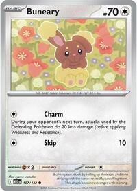 Buneary 107/132 · Reverse Holo