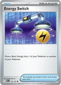 Energy Switch 115/132 Mega Evolution Reverse Holo Pokémon card