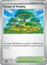 Forest of Vitality 117/132 Mega Evolution Reverse Holo Pokémon card