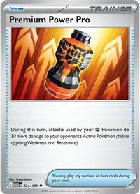 Premium Power Pro 124/132 Mega Evolution Reverse Holo Pokémon card