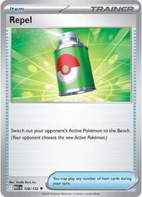 Repel 126/132 Mega Evolution Reverse Holo Pokémon card