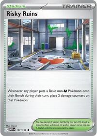 Risky Ruins 127/132 Mega Evolution Reverse Holo Pokémon card