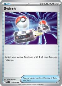 Switch 130/132 Mega Evolution Reverse Holo Pokémon card