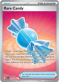 Rare Candy 175/132 Mega Evolution Pokémon card