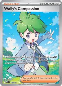 Wally's Compassion 176/132 Mega Evolution Pokémon card