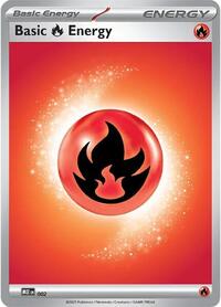 Basic Fire Energy 2 Mega Evolution Energies Reverse Holo Pokémon card