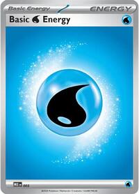 Basic Water Energy 3 Mega Evolution Energies Reverse Holo Pokémon card