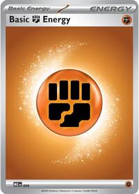 Basic Fighting Energy 6 Mega Evolution Energies Reverse Holo Pokémon card