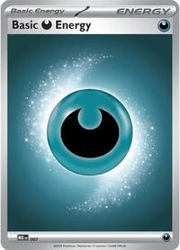 Basic Darkness Energy 7 Mega Evolution Energies Reverse Holo Pokémon card