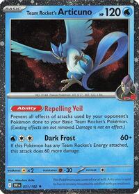 Team Rocket's Articuno (Cosmos Holo) 051/182
