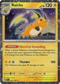 Raichu (Cosmos Holo) 026/165
