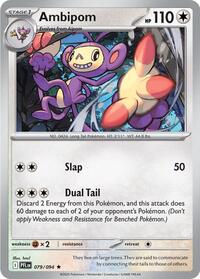 Ambipom 079/094 · Reverse Holo