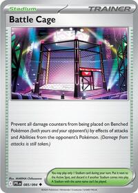 Battle Cage 085/094 Phantasmal Flames Reverse Holo Pokémon card
