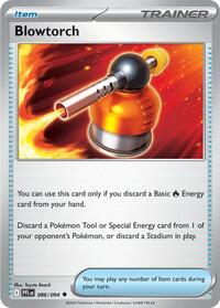 Blowtorch 086/094 Phantasmal Flames Reverse Holo Pokémon card