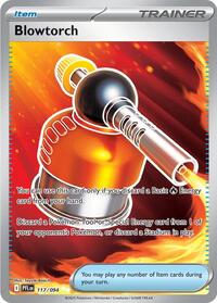 Blowtorch 117/094 Phantasmal Flames Pokémon card