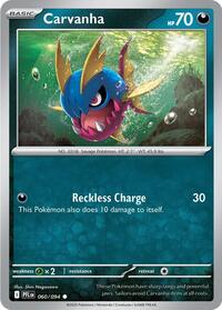 Carvanha 060/094 · Reverse Holo