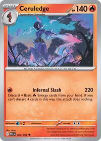 Ceruledge 020/094 · Reverse Holo