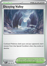 Dizzying Valley 088/094 Phantasmal Flames Reverse Holo Pokémon card