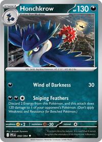 Honchkrow 058/094 · Reverse Holo