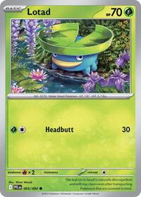 Lotad 005/094 · Reverse Holo