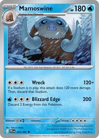 Mamoswine 025/094 · Reverse Holo