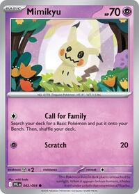 Mimikyu 042/094 · Reverse Holo