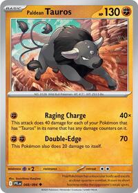 Paldean Tauros 048/094 · Reverse Holo