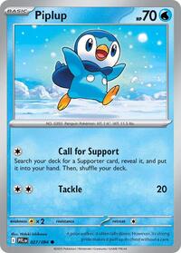 Piplup 027/094 · Reverse Holo