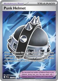 Punk Helmet 121/094 Phantasmal Flames Pokémon card