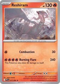 Reshiram 017/094 · Reverse Holo