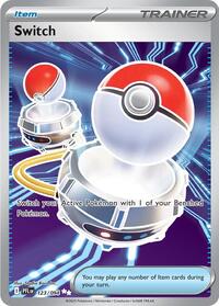 Switch 123/094 Phantasmal Flames Pokémon card