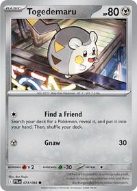 Togedemaru 073/094 · Reverse Holo
