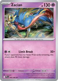 Zacian 045/094 · Reverse Holo