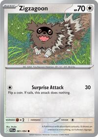 Zigzagoon 081/094 · Reverse Holo