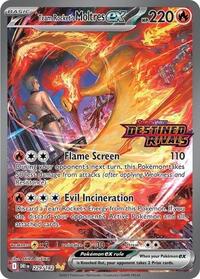 Team Rocket's Moltres ex (Destined Rivals Stamp) 229/182