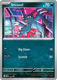 Sneasel (Cosmos Holo) 020