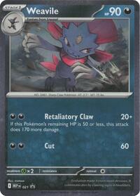 Weavile (Cosmos Holo) 021