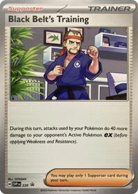 Black Belt's Training 220 Scarlet & Violet Promo Cards Pokémon card