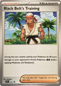 Black Belt's Training 219 Scarlet & Violet Promo Cards Pokémon card