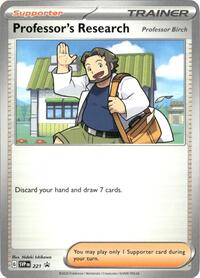 Professor's Research [Professor Birch] 221 Scarlet & Violet Promo Cards Pokémon card