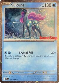 Suicune (Cosmos Holo) (Gamestop Exclusive) 026/094