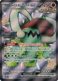Great Tusk ex (Paldean Fates Stamped) 072