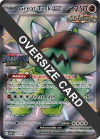 Great Tusk ex (Paldean Fates Stamped) 072
